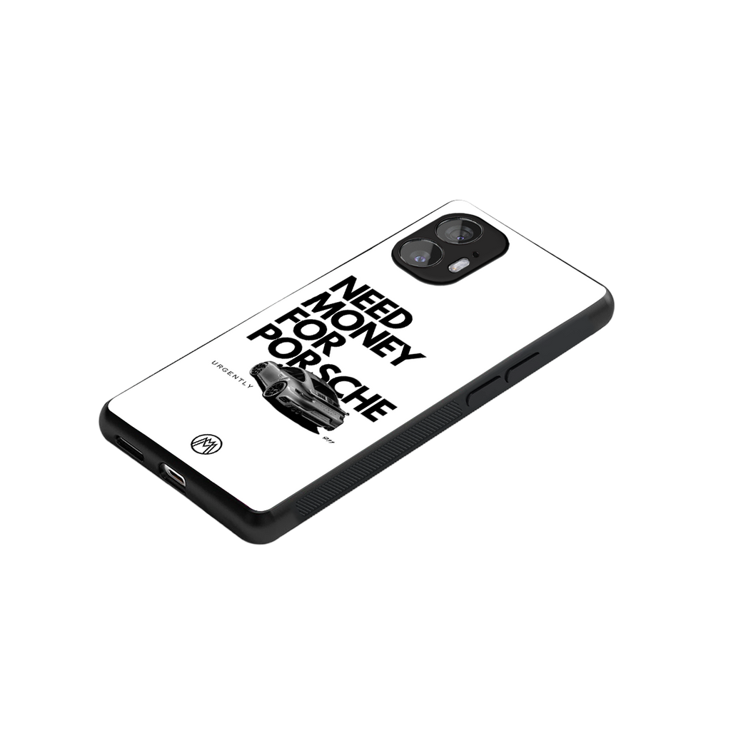 need money for porsche back phone cover | glass case for nothing phone 2