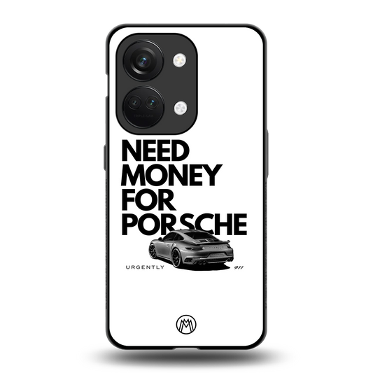 need money for porsche back phone cover | glass case for oneplus nord 3