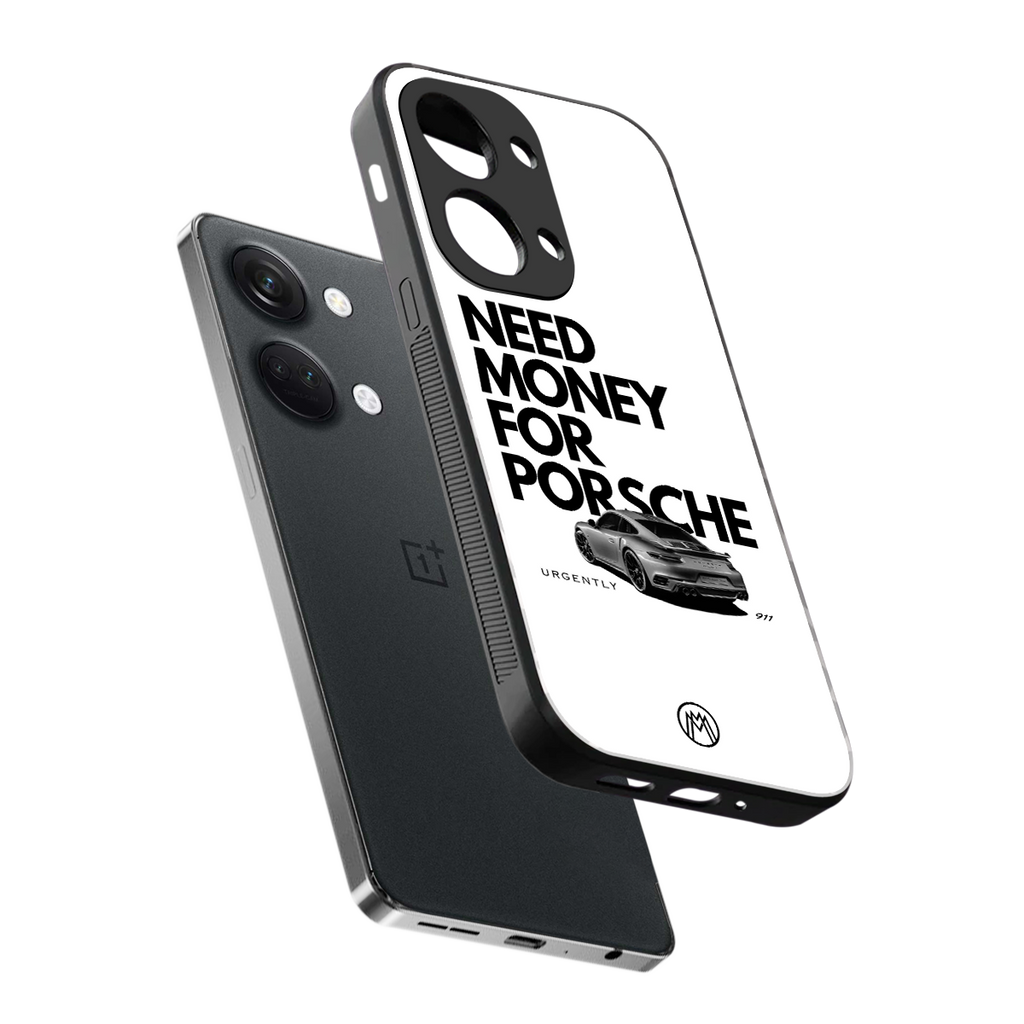 need money for porsche back phone cover | glass case for oneplus nord 3