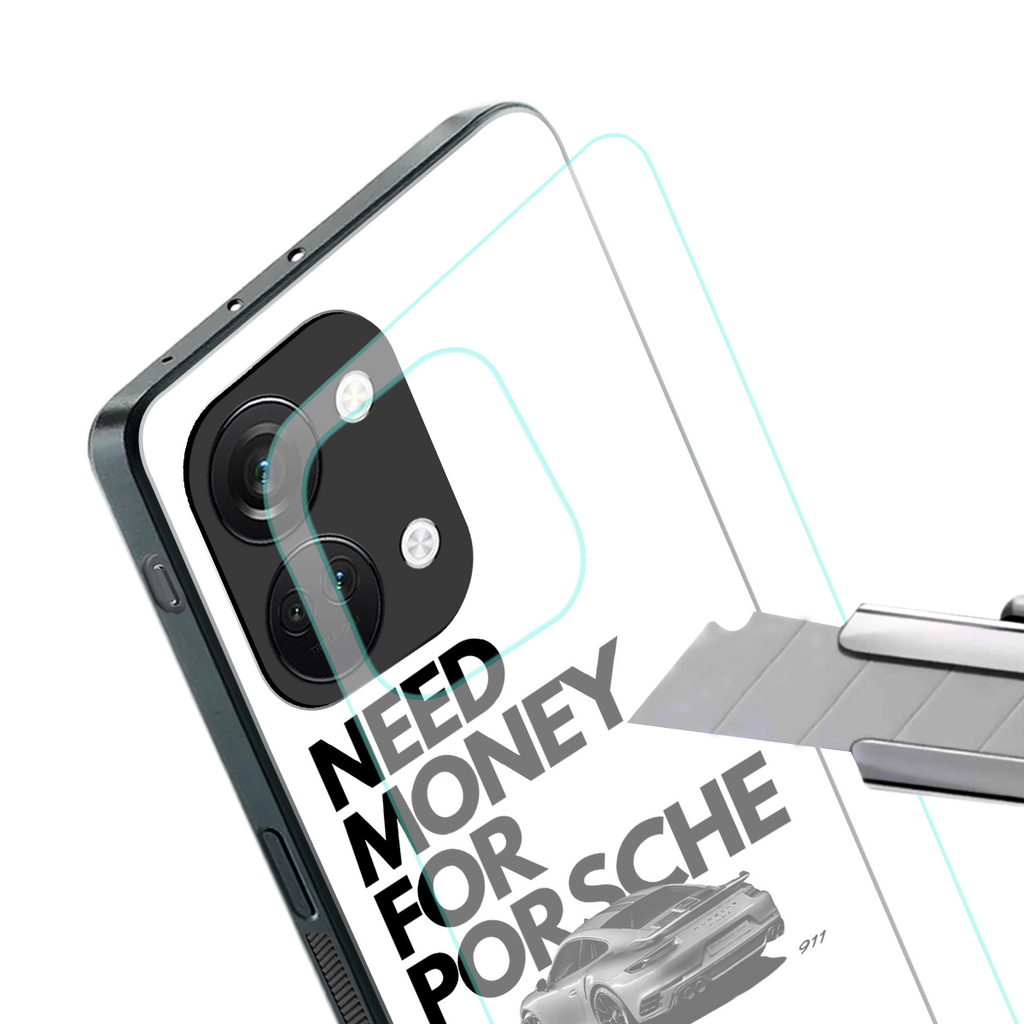 need money for porsche back phone cover | glass case for oneplus nord 3