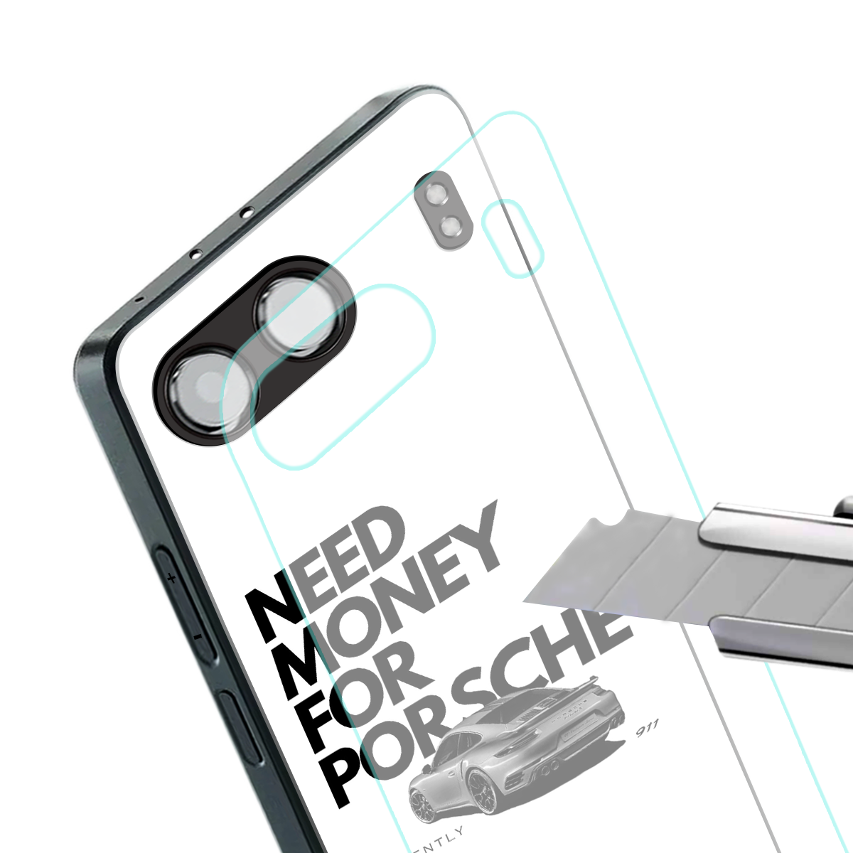 need money for porsche back phone cover | glass case for oneplus nord 4
