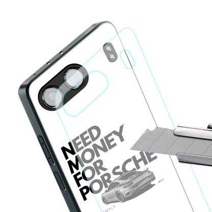 need money for porsche back phone cover | glass case for oneplus nord 4