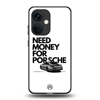 need money for porsche back phone cover | glass case for oneplus nord ce 3