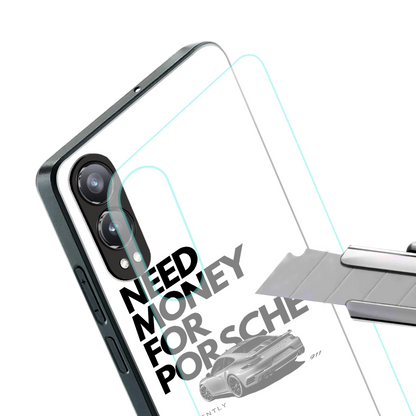 need money for porsche back phone cover | glass case for oneplus nord ce 4 lite