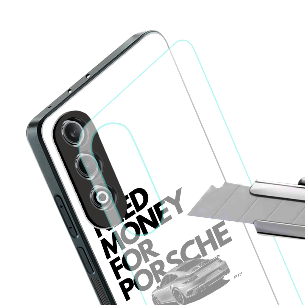 need money for porsche back phone cover | glass case for oneplus nord ce 4