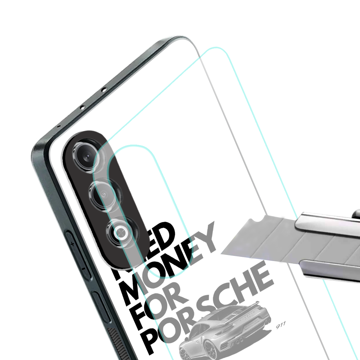 need money for porsche back phone cover | glass case for oneplus nord ce 4