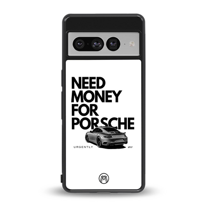 need money for porsche back phone cover | glass case for google pixel 7 pro