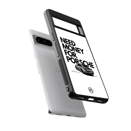 need money for porsche back phone cover | glass case for google pixel 8 pro