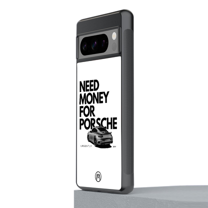 need money for porsche back phone cover | glass case for google pixel 8 pro