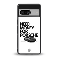 need money for porsche back phone cover | glass case for Google Pixel 8