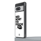 need money for porsche back phone cover | glass case for Google Pixel 8