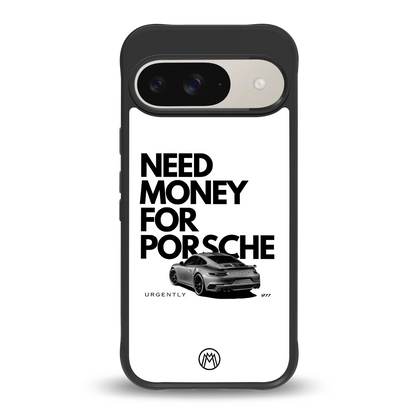 need money for porsche back phone cover | glass case for google pixel 9