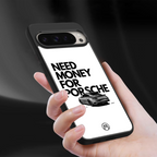 need money for porsche back phone cover | glass case for google pixel 9 pro xl