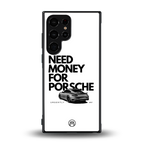 need money for porsche back phone cover | glass case for samsung galaxy s24 ultra