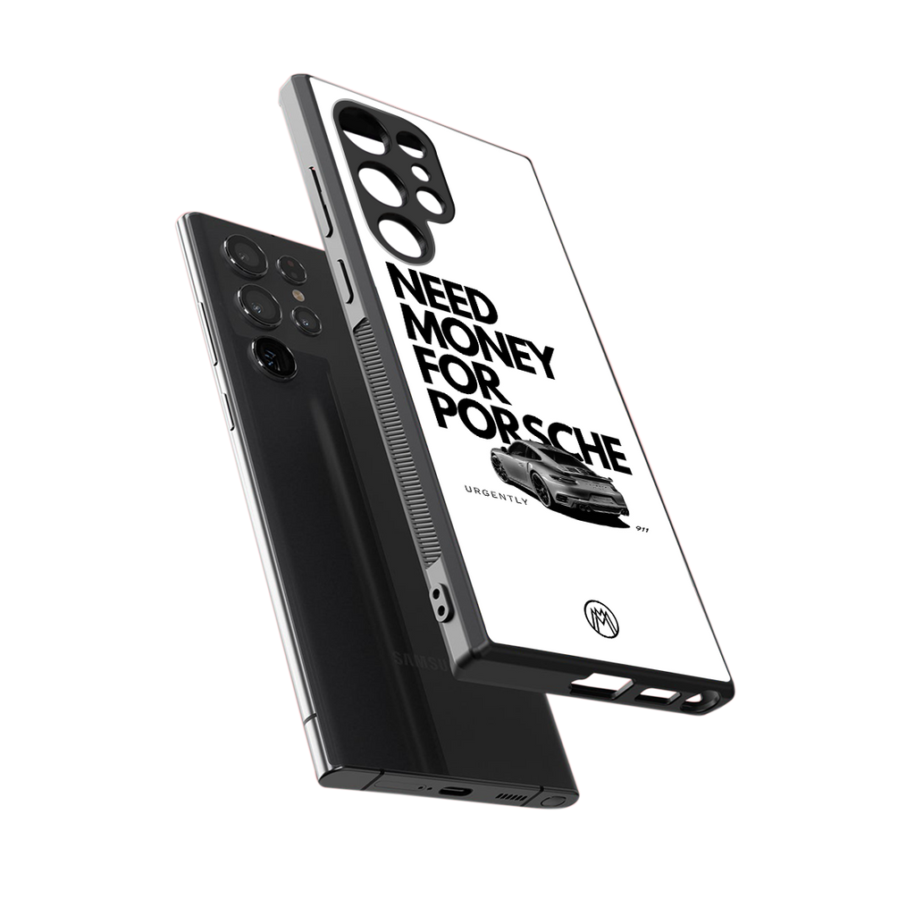 need money for porsche back phone cover | glass case for samsung galaxy s23 ultra