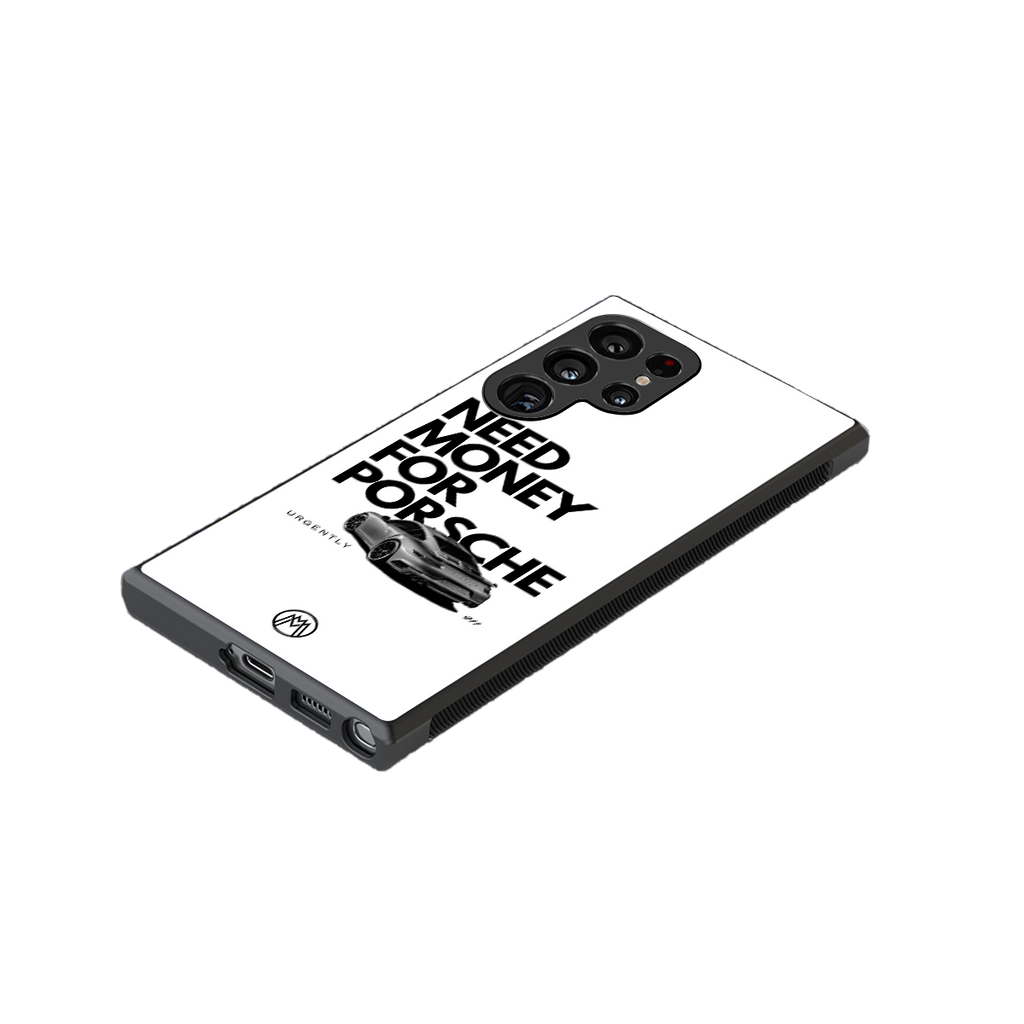 need money for porsche back phone cover | glass case for samsung galaxy s24 ultra