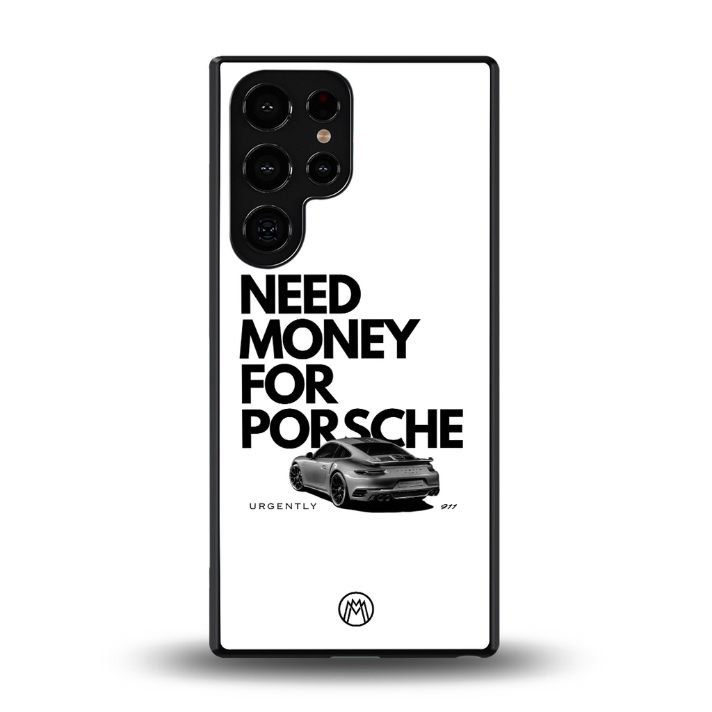 need money for porsche back phone cover | glass case for samsung galaxy s25 ultra
