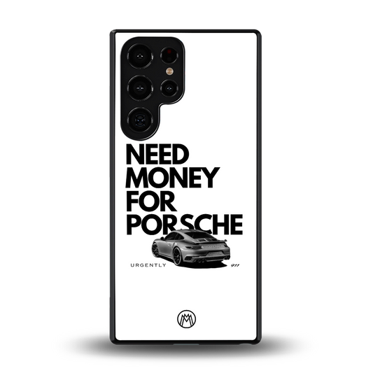 need money for porsche back phone cover | glass case for samsung galaxy s25 ultra