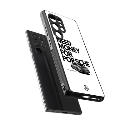 need money for porsche back phone cover | glass case for samsung galaxy s25 ultra