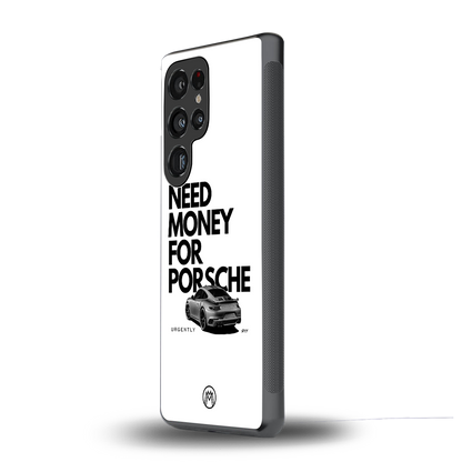 need money for porsche back phone cover | glass case for samsung galaxy s25 ultra