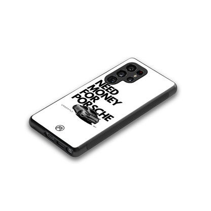 need money for porsche back phone cover | glass case for samsung galaxy s25 ultra