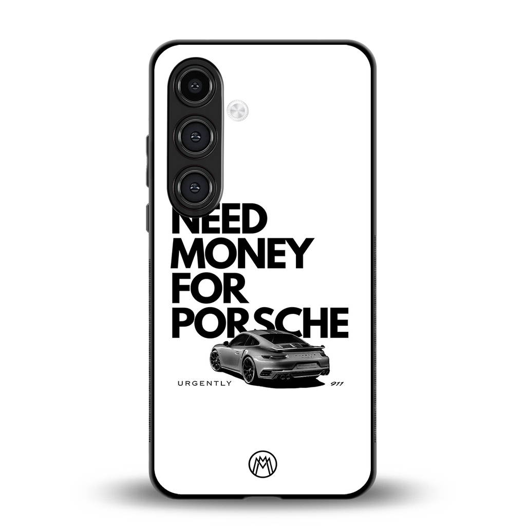 need money for porsche back phone cover | glass case for samsung galaxy s24