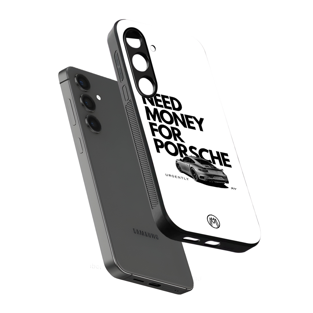 need money for porsche back phone cover | glass case for samsung galaxy s25