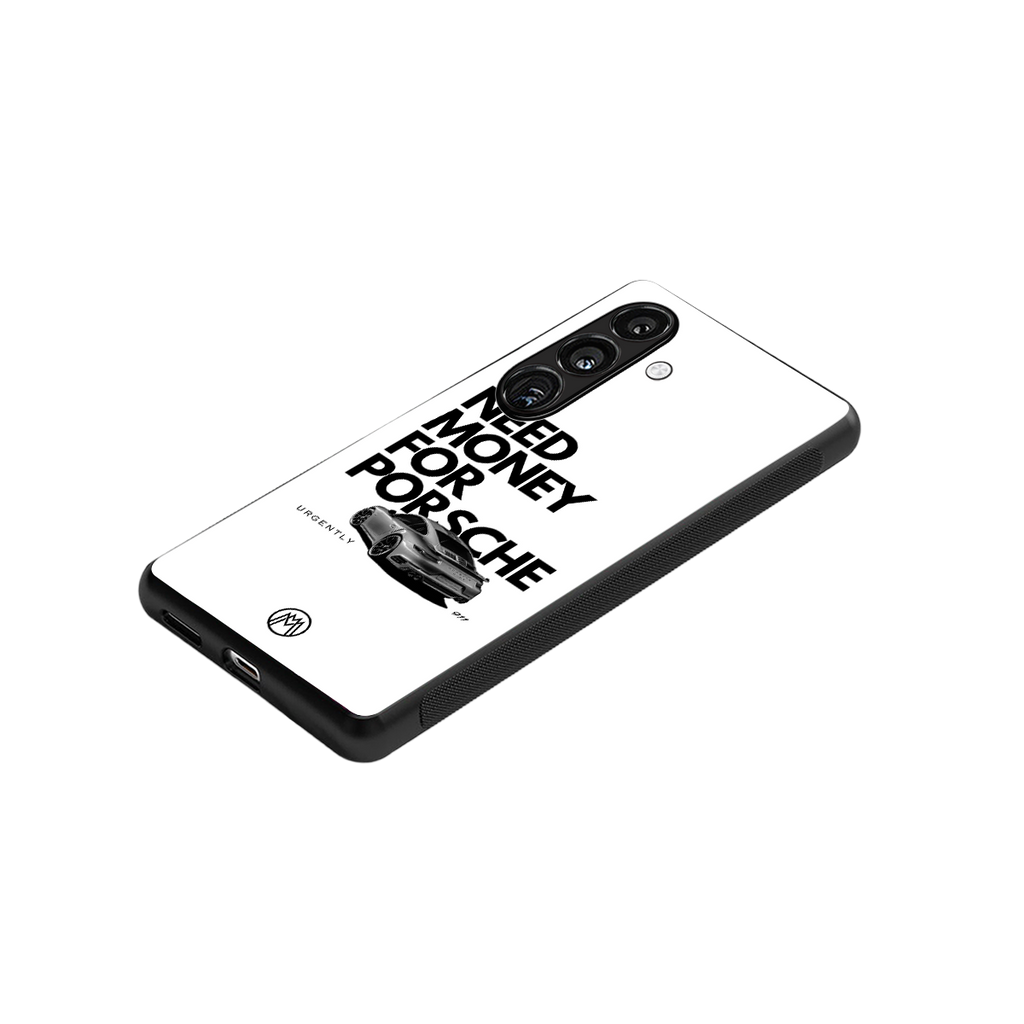 need money for porsche back phone cover | glass case for samsung galaxy s24 plus