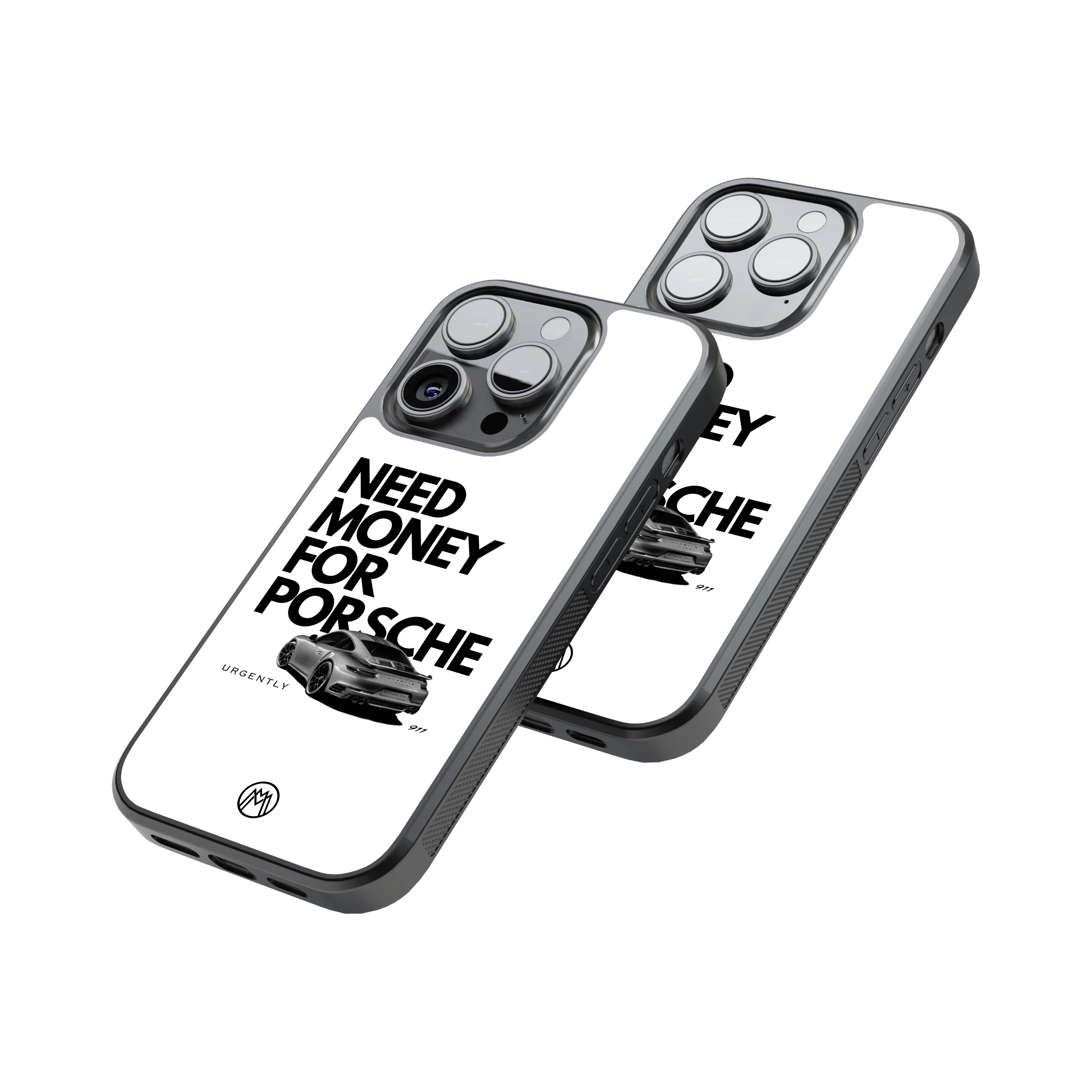 Protective Glass Back Phone Case Compatible with iPhone, Samsung, OnePlus, Pixel & More