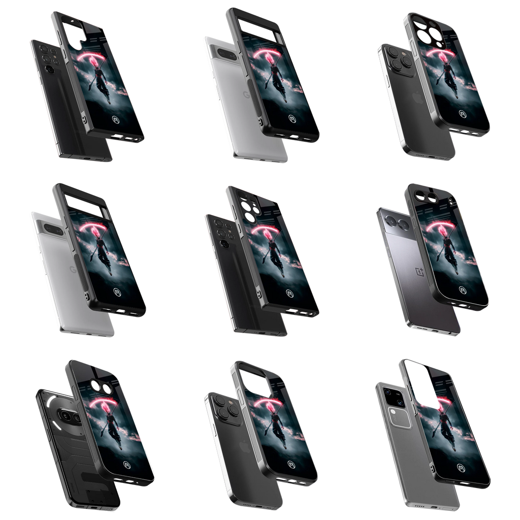 Durable Glass Back Mobile Case for iPhone, Samsung, OnePlus, Google Pixel, Redmi, Vivo, Oppo