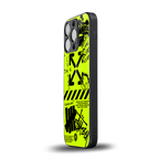 neon travis scott x anti social social club back phone cover | glass case for iphone 13 pro