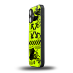 neon travis scott x anti social social club back phone cover | glass case for iphone 16