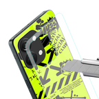 neon travis scott x anti social social club back phone cover | glass case for oneplus nord 3