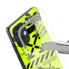 neon travis scott x anti social social club back phone cover | glass case for oneplus nord ce 3