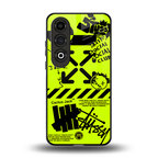 neon travis scott x anti social social club back phone cover | glass case for oneplus nord ce 4
