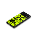 neon travis scott x anti social social club back phone cover | glass case for Google Pixel 6A