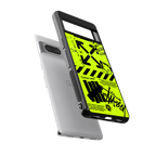 neon travis scott x anti social social club back phone cover | glass case for Google Pixel 7