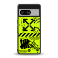 neon travis scott x anti social social club back phone cover | glass case for Google Pixel 8