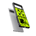 neon travis scott x anti social social club back phone cover | glass case for Google Pixel 8