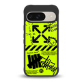 neon travis scott x anti social social club back phone cover | glass case for google pixel 9