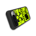 neon travis scott x anti social social club back phone cover | glass case for google pixel 9 pro