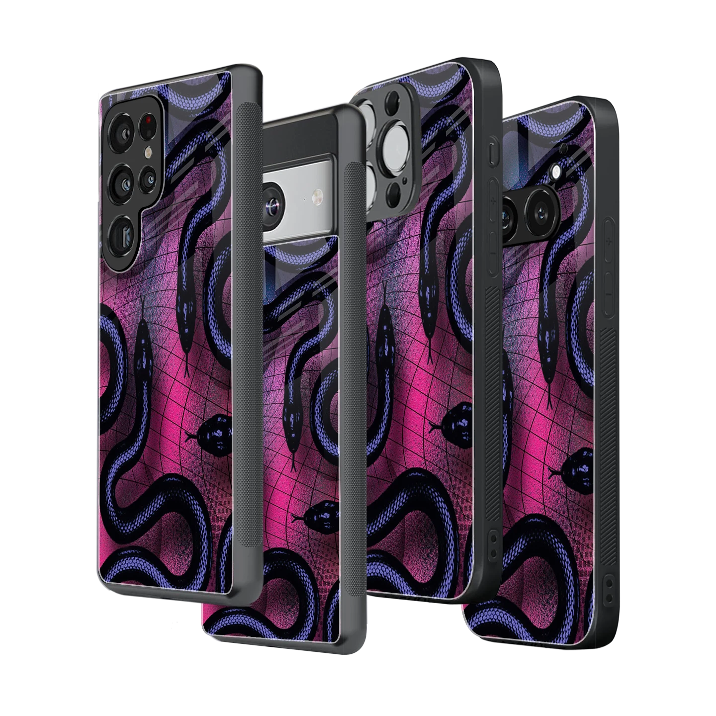 Stylish Glass Back Case for All Smartphones iPhone, Samsung, OnePlus, Pixel, Redmi, Oppo, Vivo, Motorola