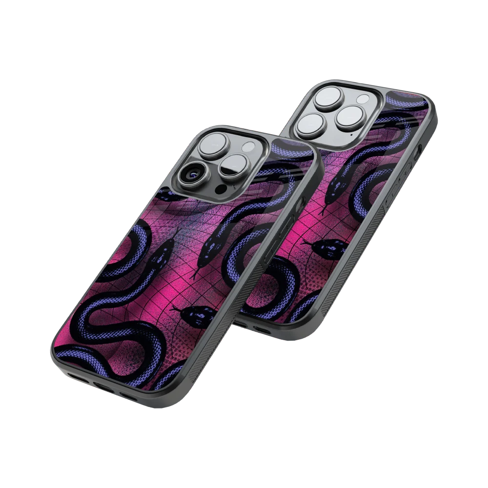 Protective Glass Back Phone Case Compatible with iPhone, Samsung, OnePlus, Pixel & More