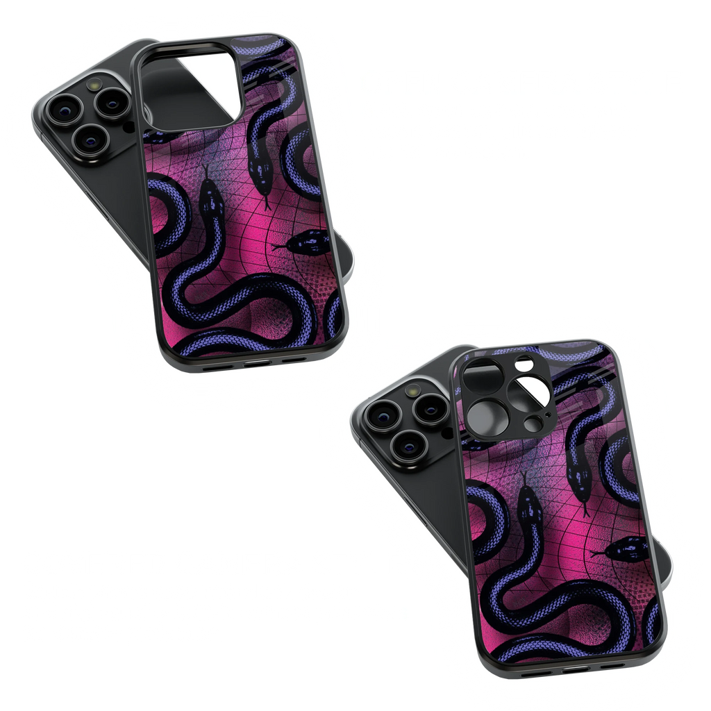 Trendy Glass Back Mobile Case for iPhone, Samsung, Redmi, OnePlus, Google Pixel, Motorola