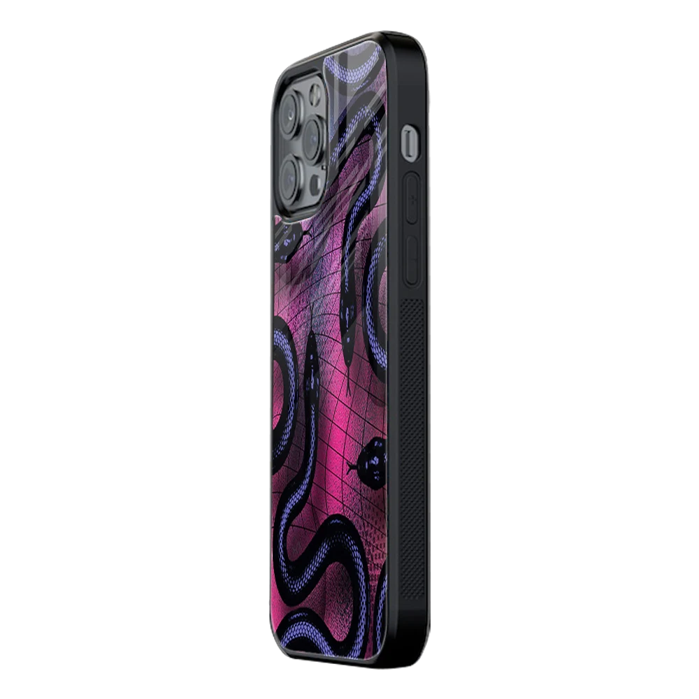 Slim Glass Back Phone Case for Multiple Brands iPhone, Samsung, Redmi, OnePlus, Oppo, Vivo
