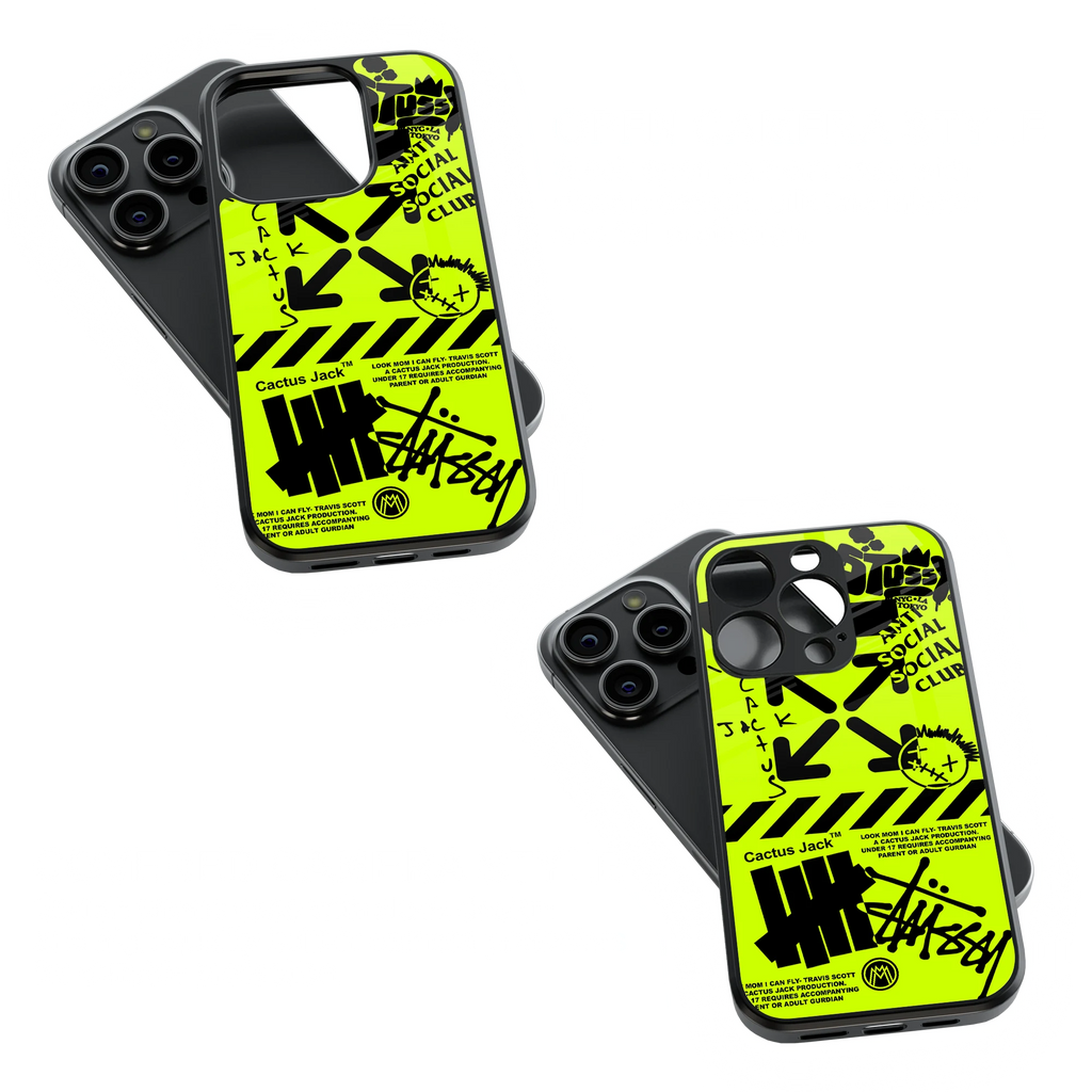 Trendy Glass Back Mobile Case for iPhone, Samsung, Redmi, OnePlus, Google Pixel, Motorola