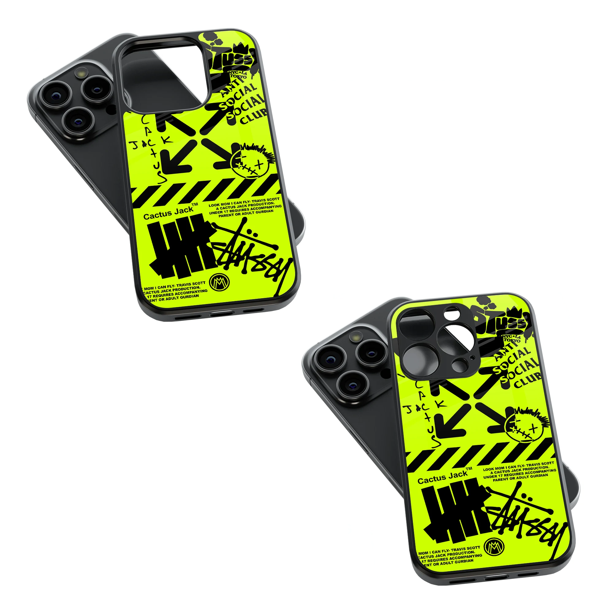 Trendy Glass Back Mobile Case for iPhone, Samsung, Redmi, OnePlus, Google Pixel, Motorola