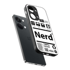 nerd white label back phone cover | glass case for oneplus nord 3
