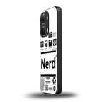 nerd white label back phone cover | glass case for oneplus nord 3