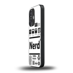 nerd white label back phone cover | glass case for oneplus nord ce 3